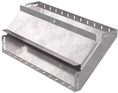 Угол для лотка вертикальный внутренний с крышкой Промрукав Стандарт 90град. 600х100 фото Угол для лотка вертикальный внутренний с крышкой Промрукав Стандарт 90град. 600х100 картинка